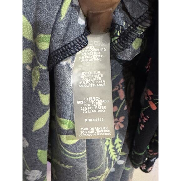 Tommy Hilfiger Women's Black Floral Ruffle-Trim Shift Dress Plus Size 20W - Picture 7 of 7